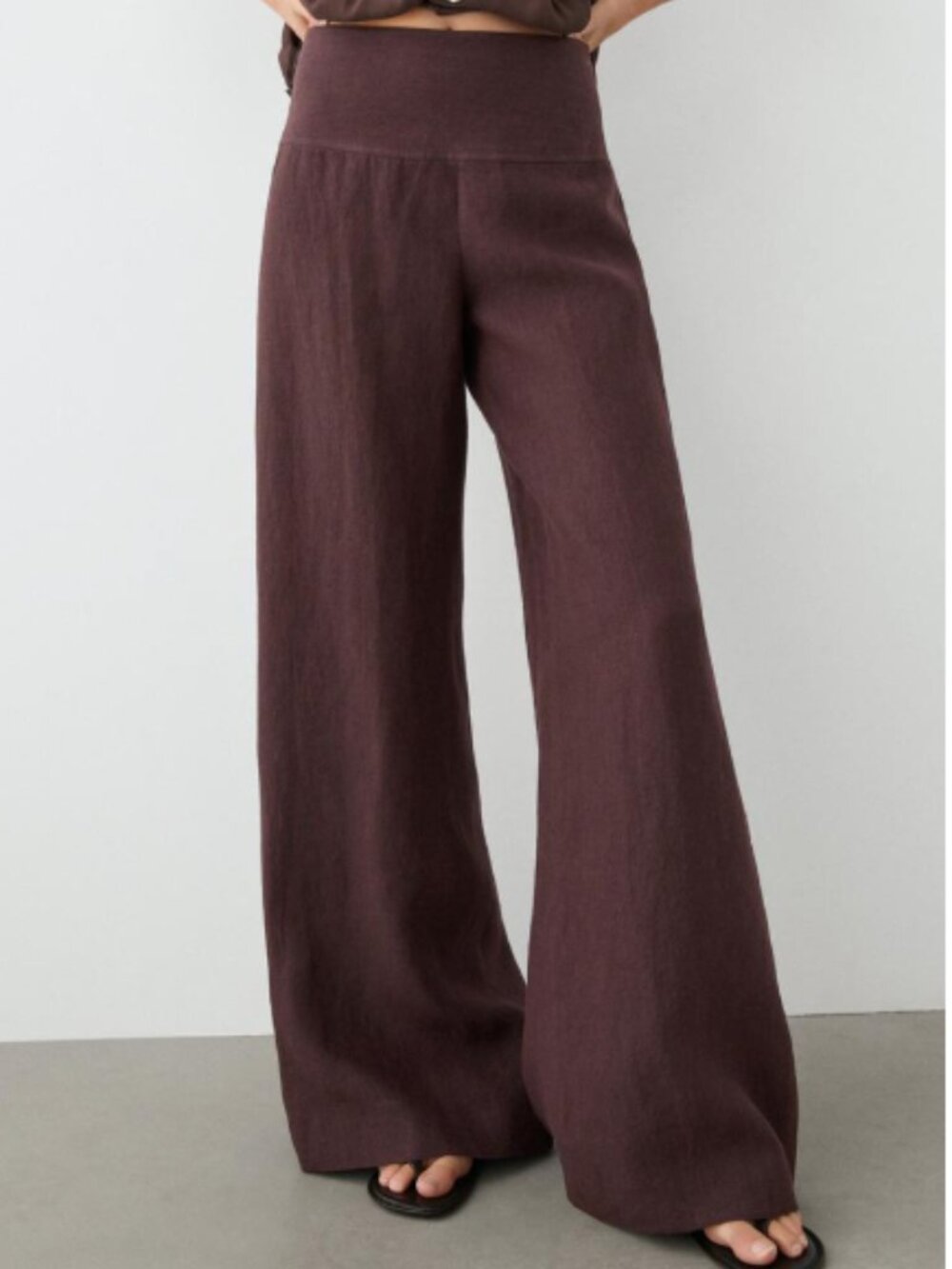 Wild Fable Wide Leg Sweatpants Dark Mauve – Women’s Size Small